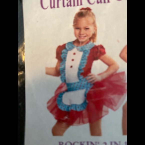 Other - Glitzy Red Diner Waitress Costume